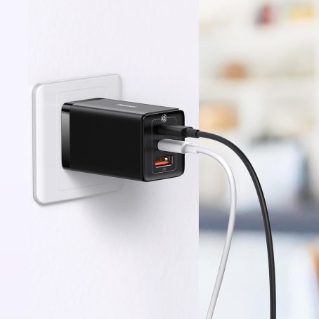 Baseus GaN5 Pro Fast Charger 2C+U 65W EU Baseus GaN5 Pro Fast Charger 2C+U 65W EU
